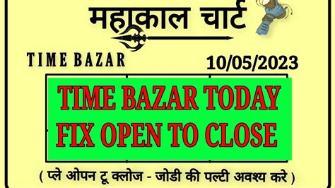 time bazar chart today.